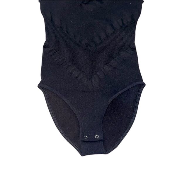 Free People High Neck Bodysuit In Black - Picture 4 of 5